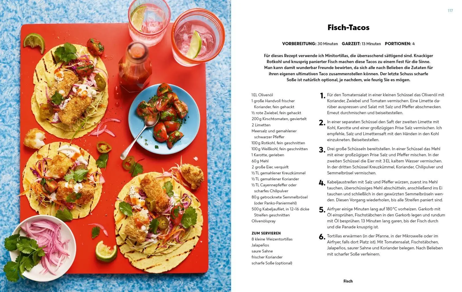 Bild: 9783742326799 | Das geniale Airfryer-Kochbuch - 15-Minuten-Gerichte | Clare Andrews