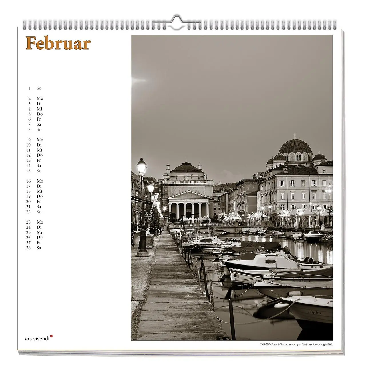 Bild: 9783747206799 | Caffè d'Italia 2026 | Wandkalender | Anzenberger-Fink (u. a.) | 12 S.