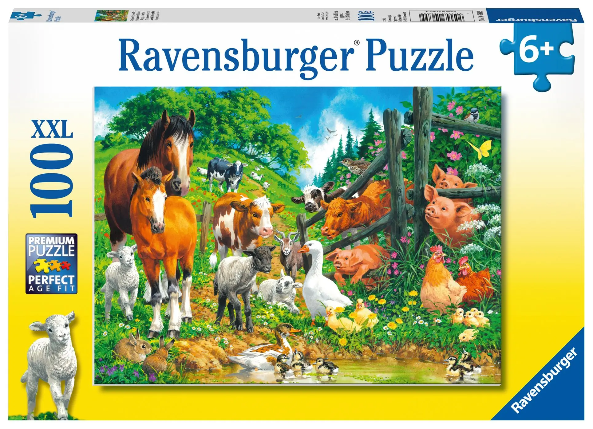 Cover: 4005556106899 | Versammlung der Tiere, Puzzle 100 Teile XXL | Spiel | Kinderpuzzle