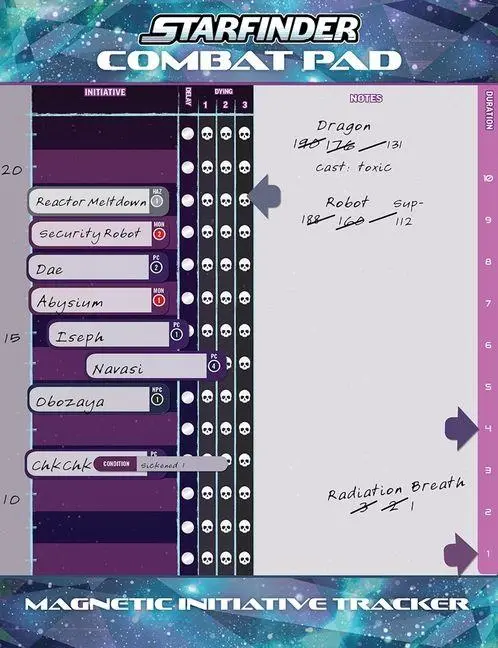 Cover: 9781640786899 | Starfinder Combat Pad | Starfinder Development Team (u. a.) | Spiel