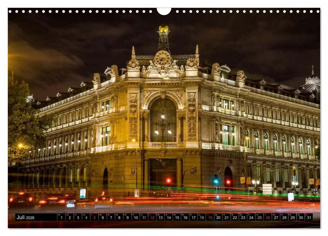 Bild: 9783457986899 | Madrid bei Nacht (Wandkalender 2026 DIN A3 quer), CALVENDO...