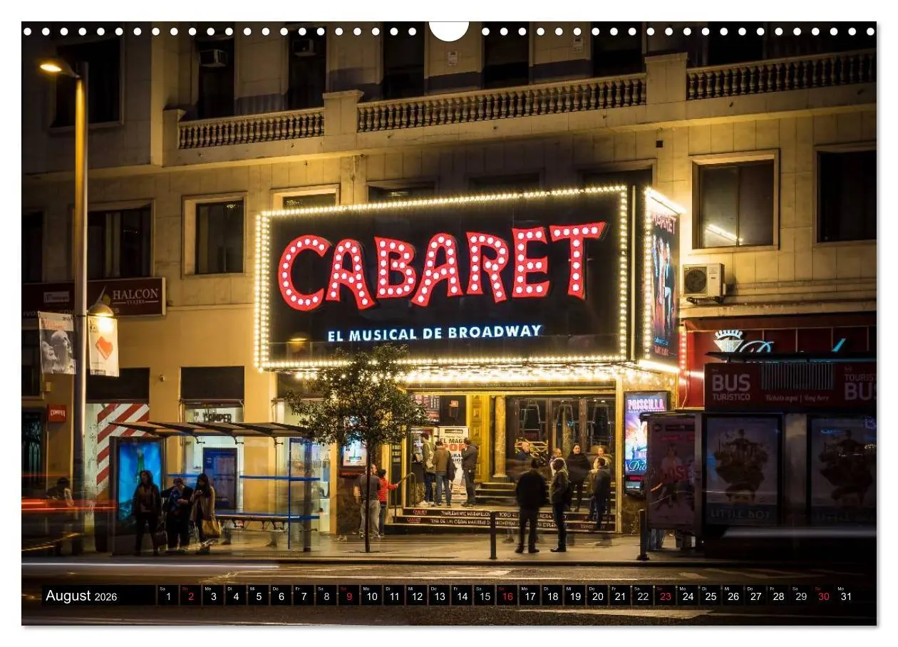 Bild: 9783457986899 | Madrid bei Nacht (Wandkalender 2026 DIN A3 quer), CALVENDO...