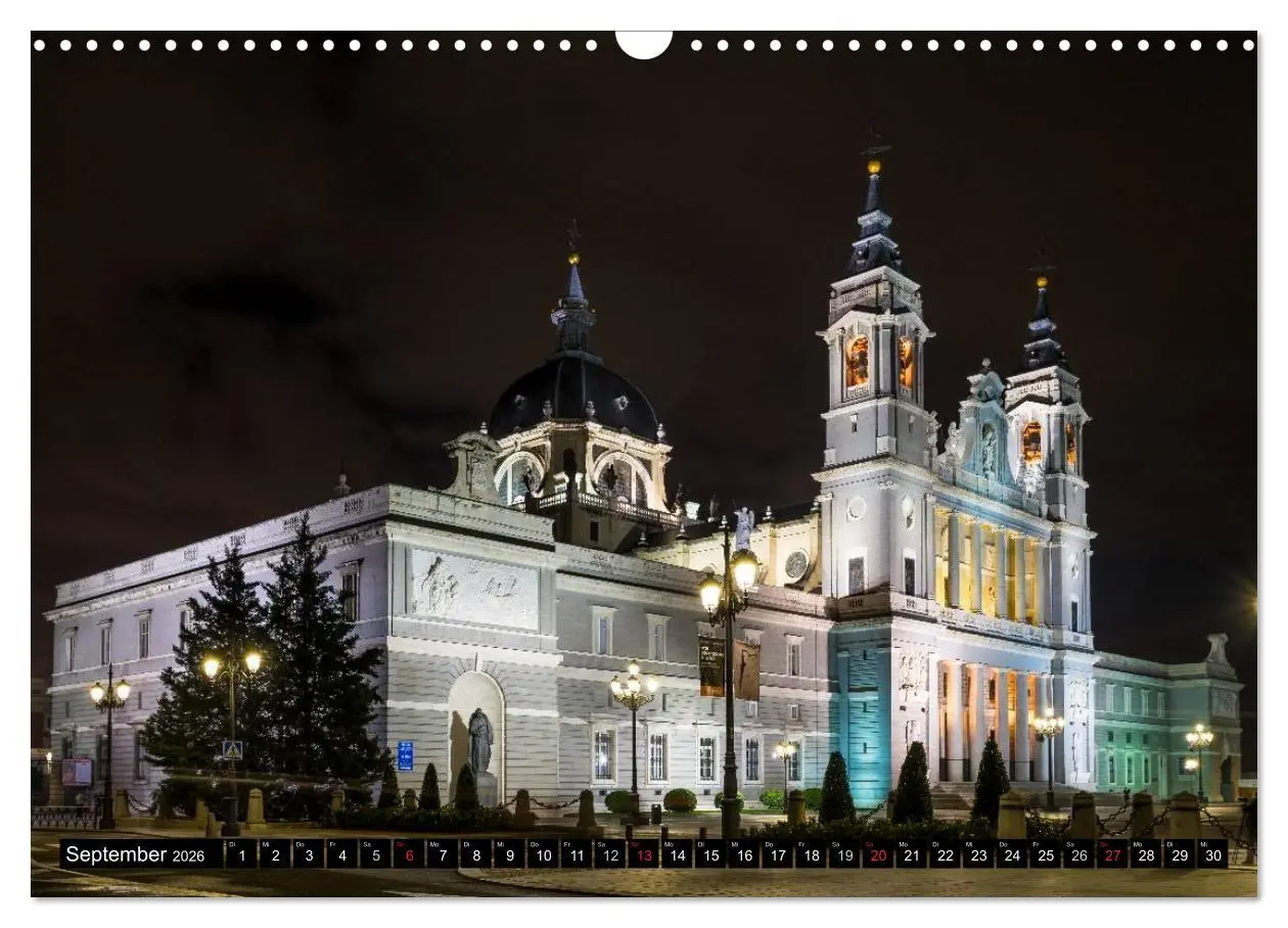 Bild: 9783457986899 | Madrid bei Nacht (Wandkalender 2026 DIN A3 quer), CALVENDO...