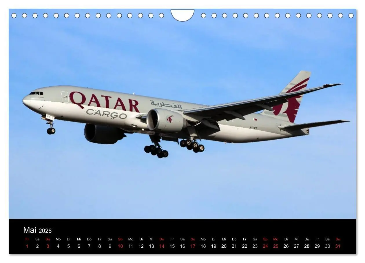 Bild: 9783516076899 | Internationale Frachtflugzeuge (Wandkalender 2026 DIN A4 quer),...