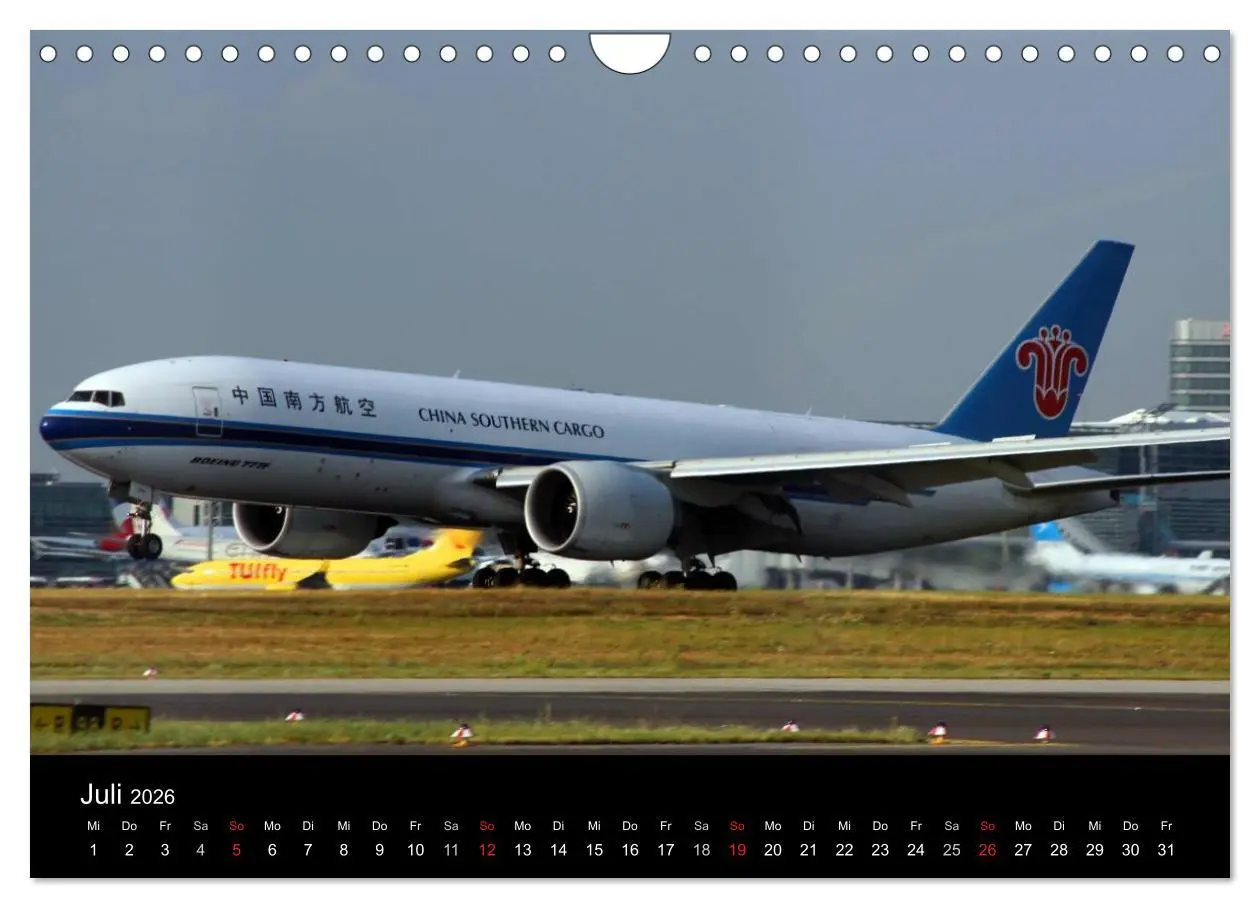 Bild: 9783516076899 | Internationale Frachtflugzeuge (Wandkalender 2026 DIN A4 quer),...