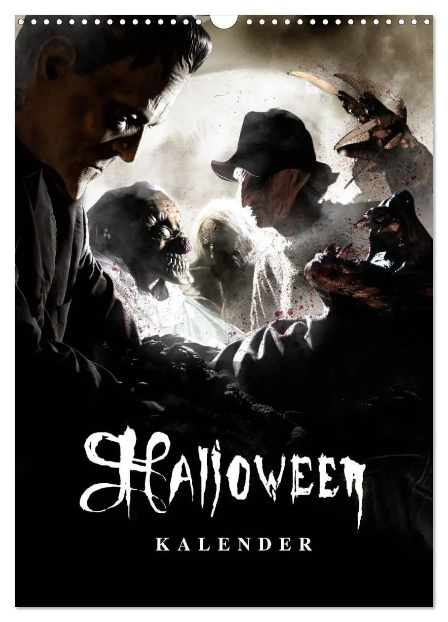 Cover: 9783516456899 | Halloween Optische Illusionen - Kalender 2026 (Wandkalender 2026...