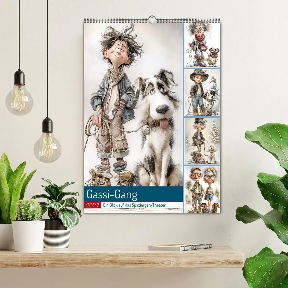 Bild: 9783516906899 | Gassi-Gang (Wandkalender 2027 DIN A2 hoch), CALVENDO Monatskalender