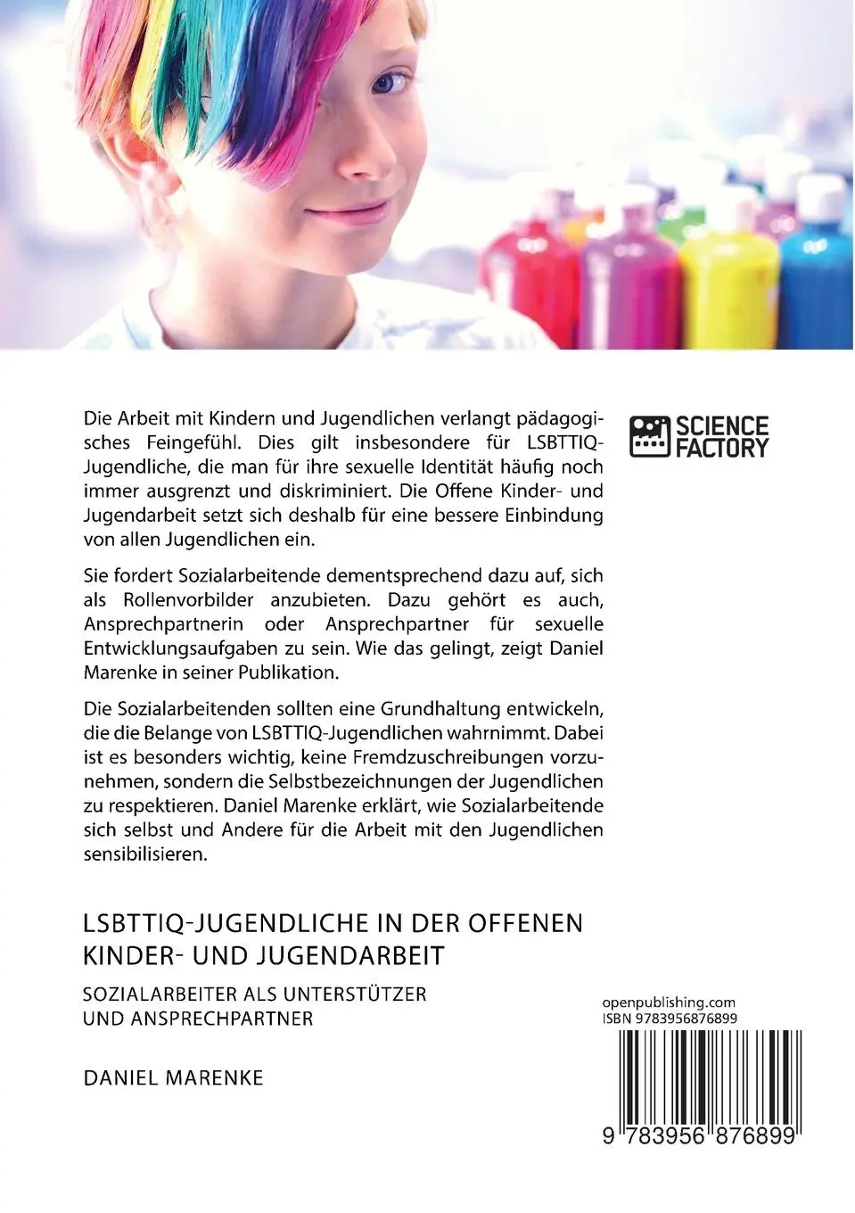 Rückseite: 9783956876899 | LSBTTIQ-Jugendliche in der Offenen Kinder- und Jugendarbeit | Marenke