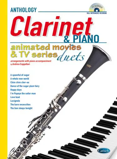 Cover: 9788850726899 | Animated Movies and TV Duets for Clarinet &amp; Piano | Andrea Cappellari
