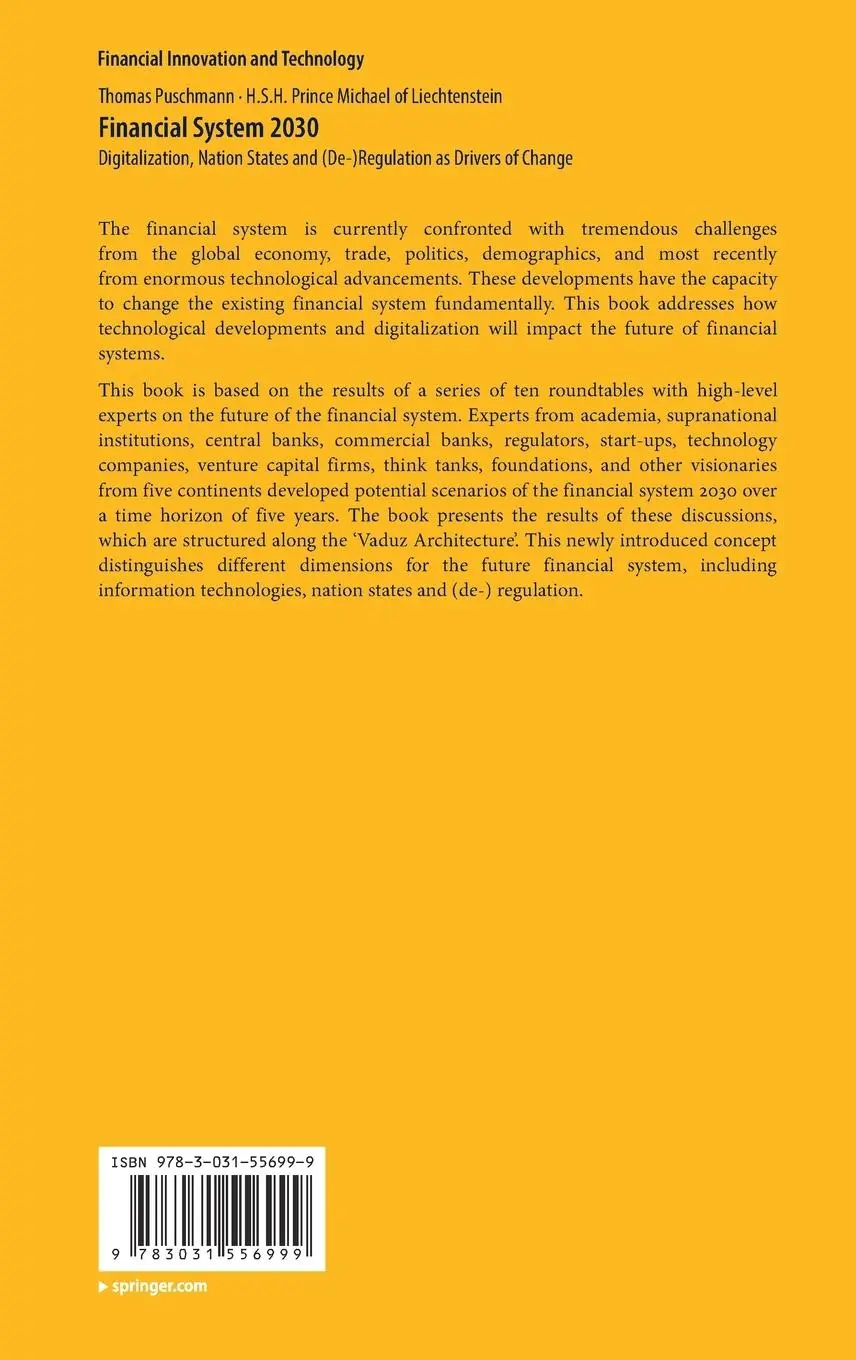 Rückseite: 9783031556999 | Financial System 2030 | Liechtenstein (u. a.) | Buch | xx | Englisch