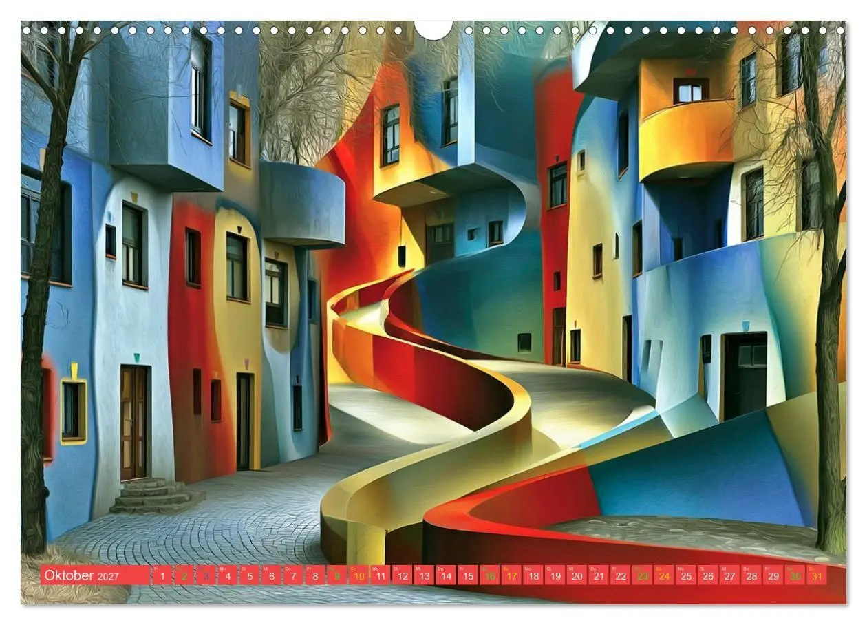 Bild: 9783594286999 | Das Paradies der tanzenden Häuser (Wandkalender 2027 DIN A3 quer),...