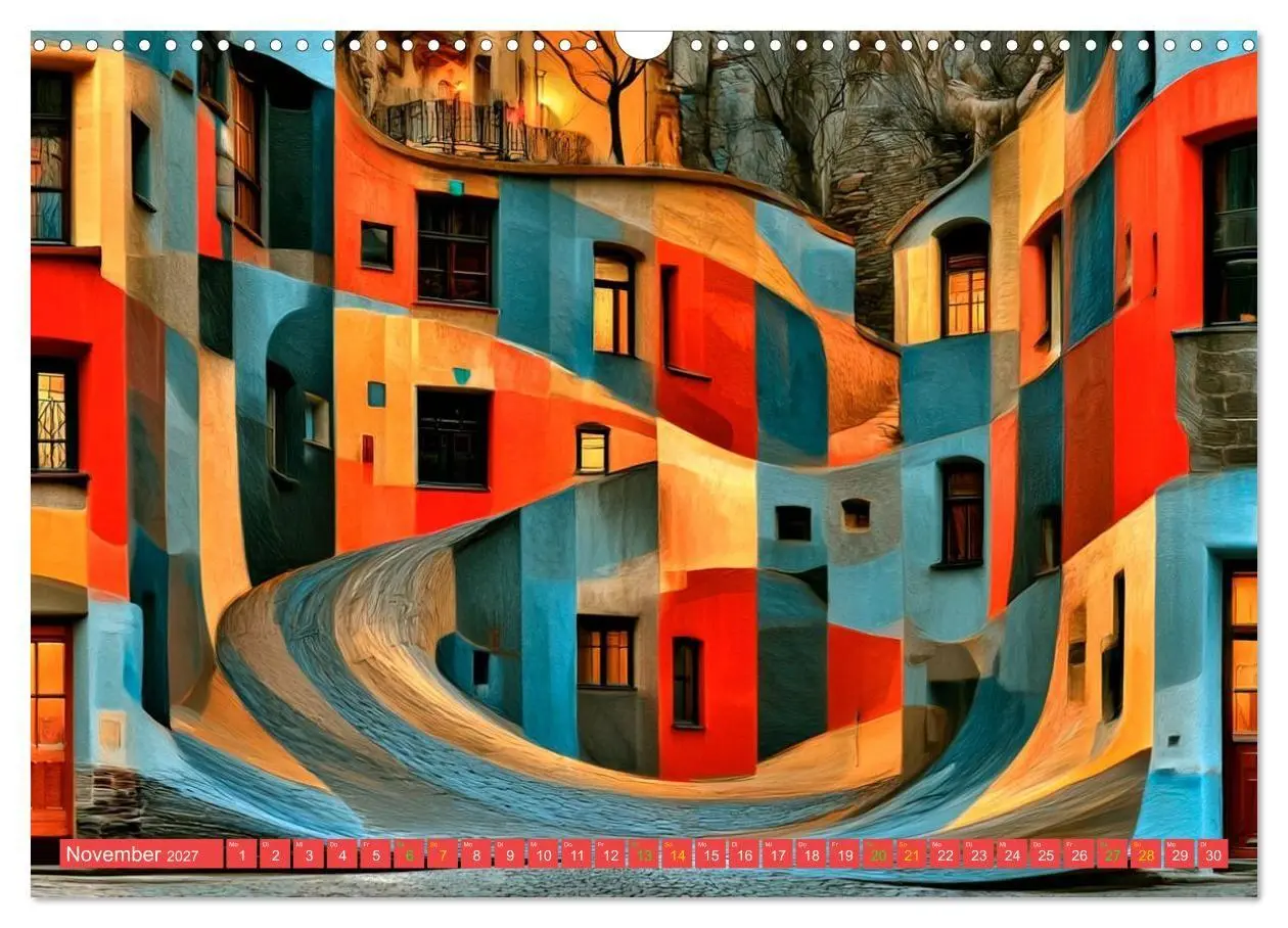 Bild: 9783594286999 | Das Paradies der tanzenden Häuser (Wandkalender 2027 DIN A3 quer),...