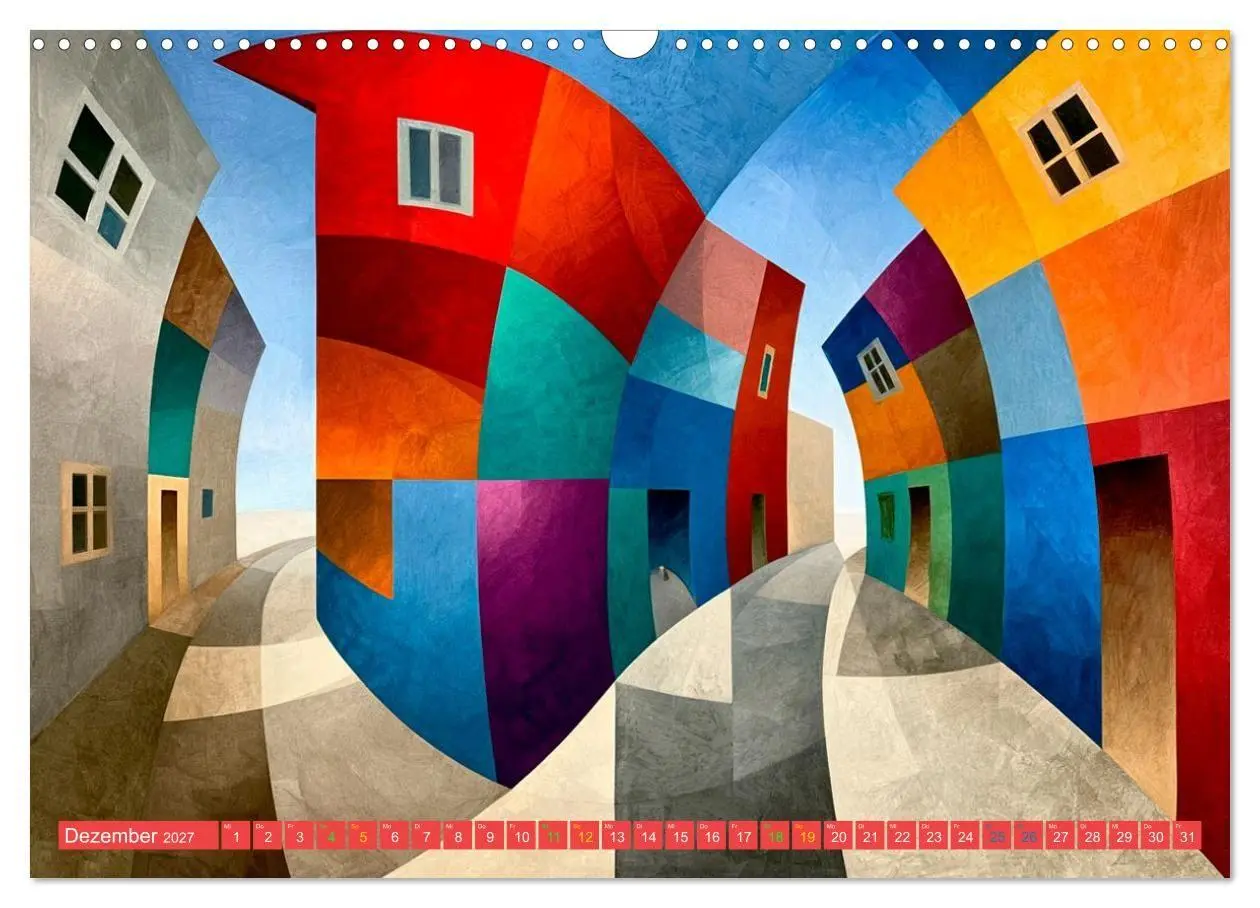 Bild: 9783594286999 | Das Paradies der tanzenden Häuser (Wandkalender 2027 DIN A3 quer),...