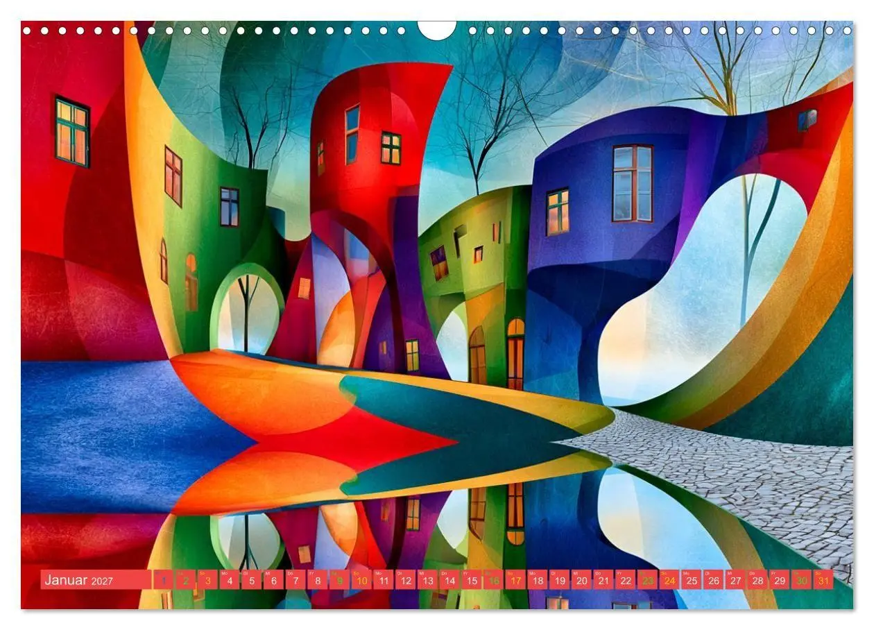 Bild: 9783594286999 | Das Paradies der tanzenden Häuser (Wandkalender 2027 DIN A3 quer),...