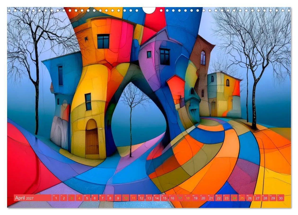 Bild: 9783594286999 | Das Paradies der tanzenden Häuser (Wandkalender 2027 DIN A3 quer),...