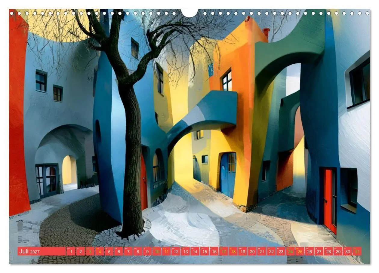 Bild: 9783594286999 | Das Paradies der tanzenden Häuser (Wandkalender 2027 DIN A3 quer),...