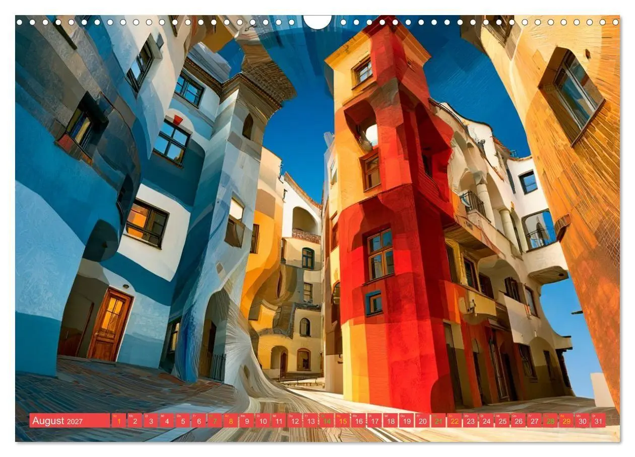 Bild: 9783594286999 | Das Paradies der tanzenden Häuser (Wandkalender 2027 DIN A3 quer),...