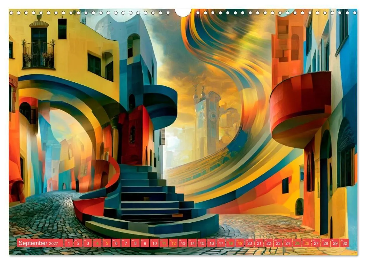 Bild: 9783594286999 | Das Paradies der tanzenden Häuser (Wandkalender 2027 DIN A3 quer),...