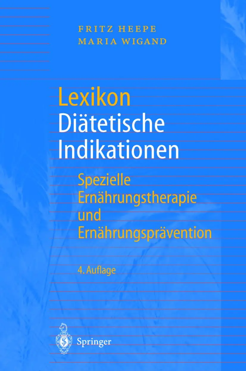 Cover: 9783642626999 | Lexikon Diätetische Indikationen | Maria Wigand (u. a.) | Taschenbuch