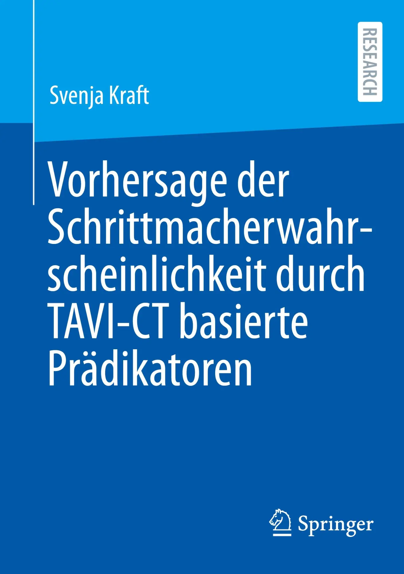 Cover: 9783658496999 | Vorhersage der Schrittmacherwahrscheinlichkeit durch TAVI-CT...