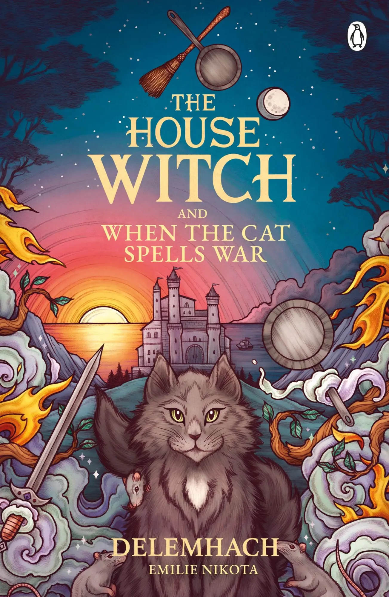 Cover: 9781405967099 | The House Witch and When The Cat Spells War | Emilie Nikota | Buch
