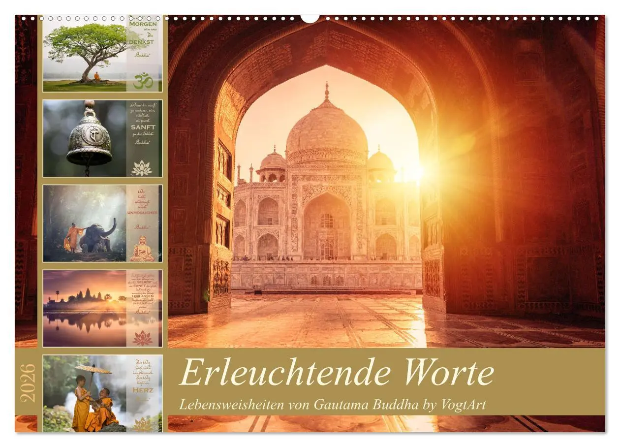 Cover: 9783457557099 | Erleuchtende Worte, Lebensweisheiten von Gautama Buddha by VogtArt...