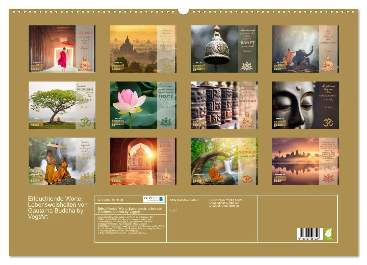 Bild: 9783457557099 | Erleuchtende Worte, Lebensweisheiten von Gautama Buddha by VogtArt...