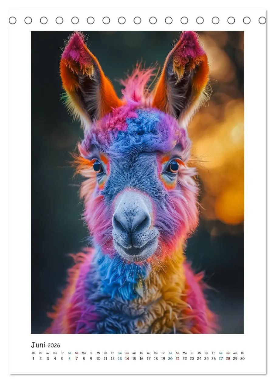 Bild: 9783516267099 | Lustige Esel (Tischkalender 2026 DIN A5 hoch), CALVENDO Monatskalender