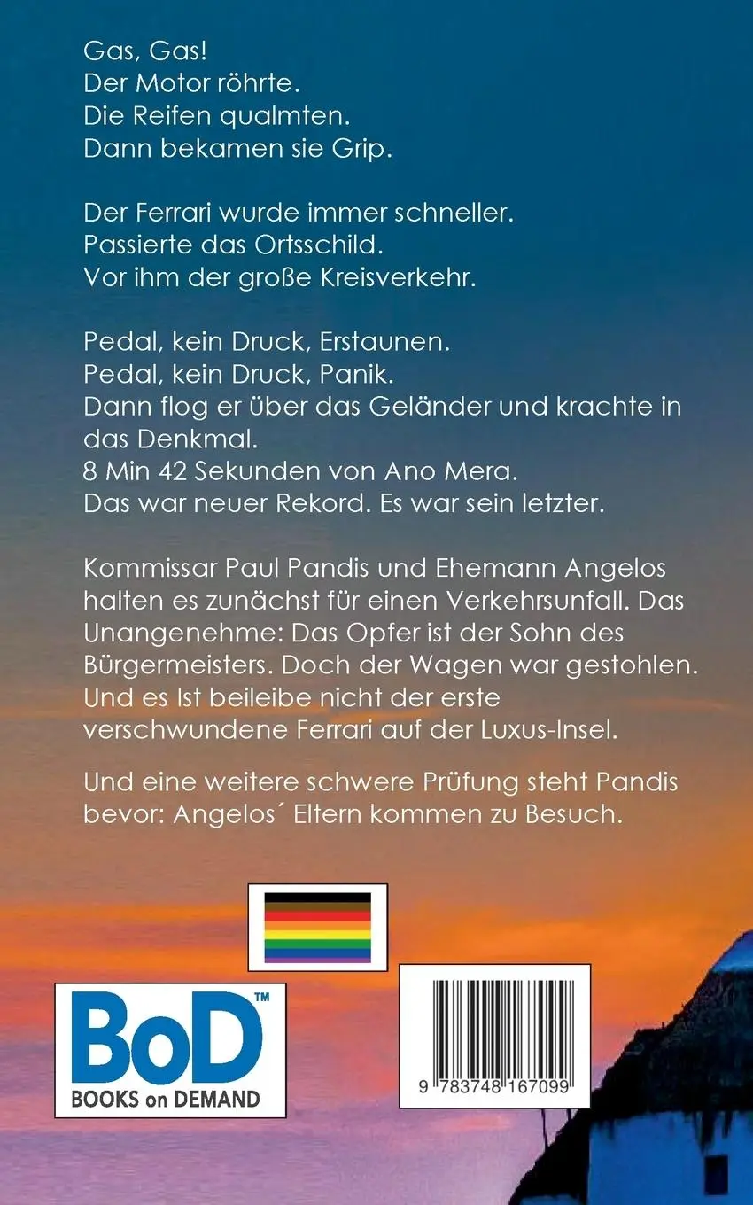 Rückseite: 9783748167099 | Mykonos Love Story 4 | Der Mykonos-Krimi | Michael Markaris | Buch
