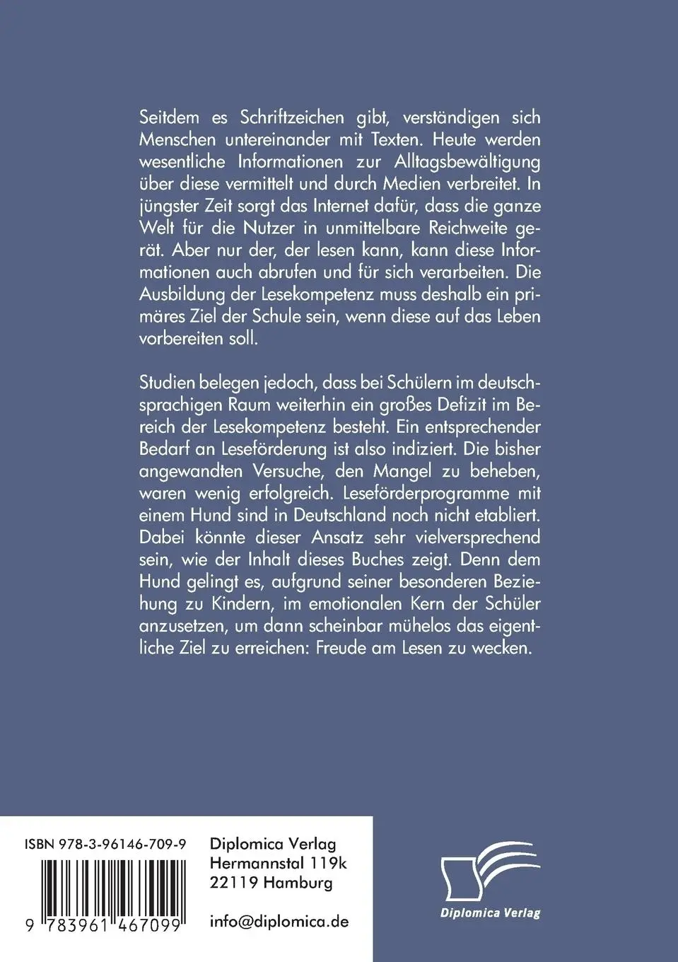 Rückseite: 9783961467099 | Zuhörer auf vier Pfoten. Die Förderung von Lesekompetenz unter...