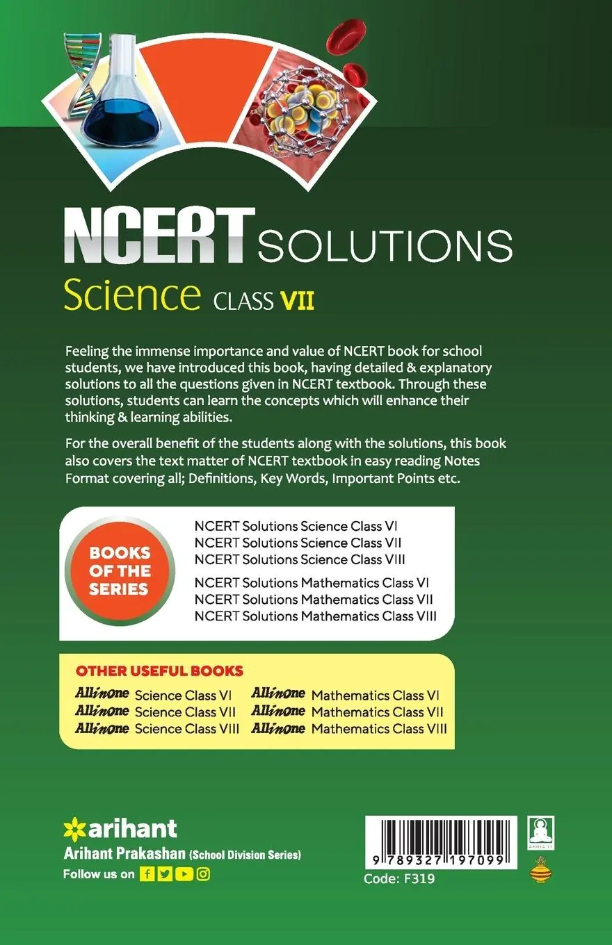 Rückseite: 9789327197099 | NCERT Solutions SCIENCE for class 7th | Jain | Taschenbuch | Englisch