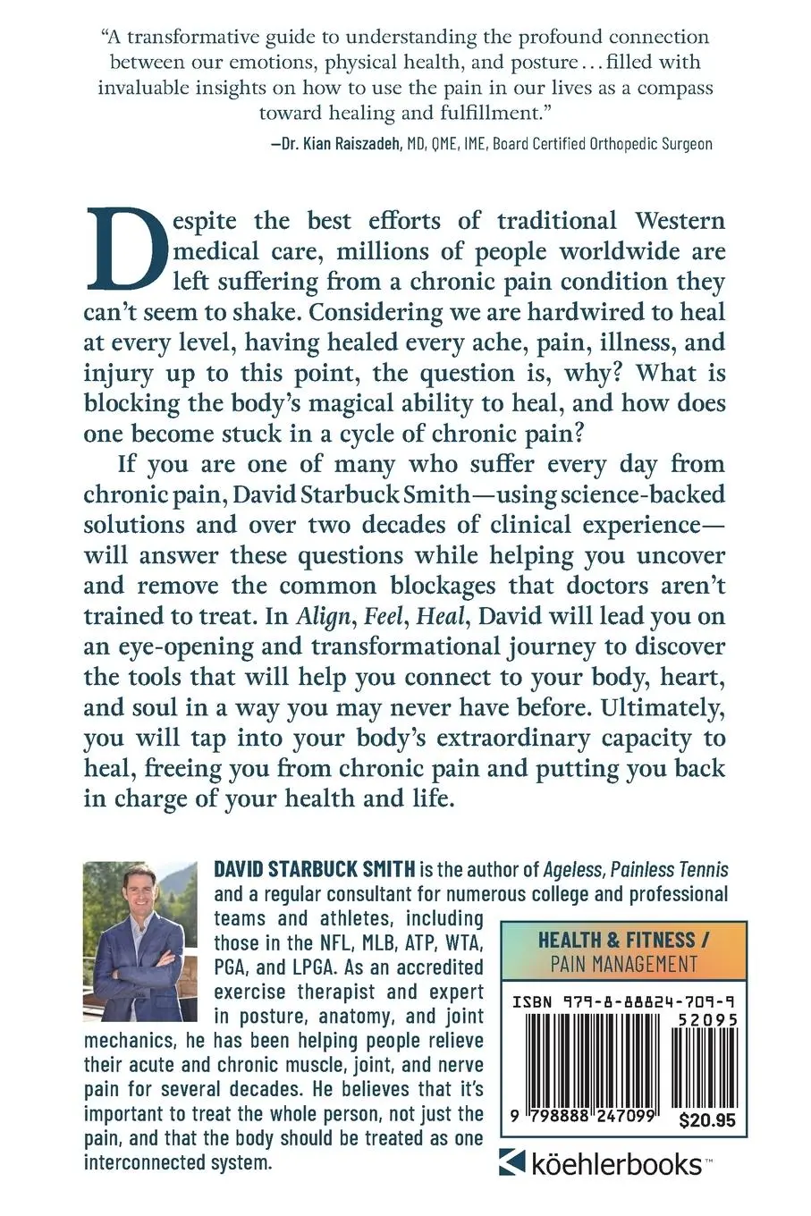 Rückseite: 9798888247099 | Align, Feel, Heal | David Starbuck Smith | Taschenbuch | Englisch