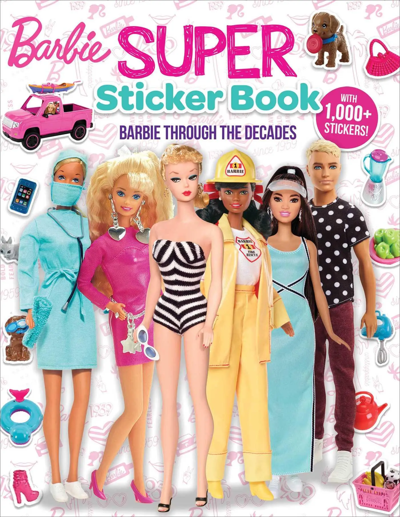 Cover: 9780794447199 | Barbie: Super Sticker Book: Through the Decades | Marilyn Easton