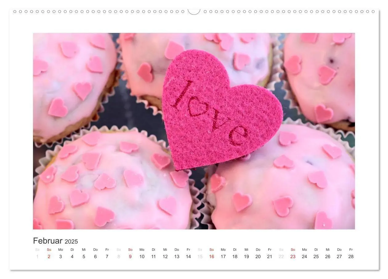 Bild: 9783435767199 | Mein Herz für Dich (hochwertiger Premium Wandkalender 2025 DIN A2...