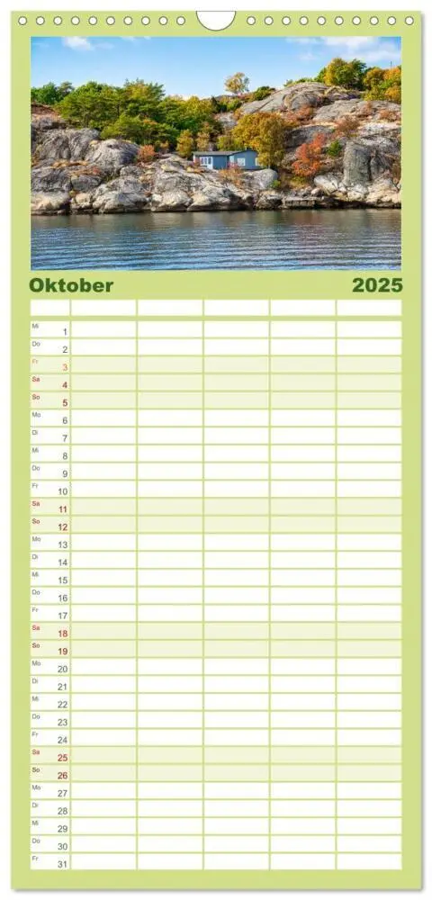 Bild: 9783457097199 | Familienplaner 2025 - Göteborg und Schäreninseln mit 5 Spalten...