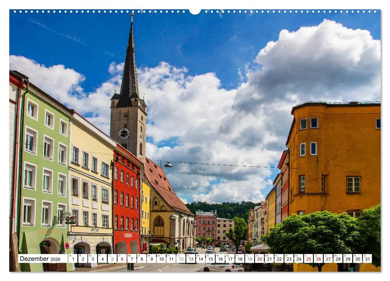 Bild: 9783457857199 | Wasserburg am Inn (Wandkalender 2026 DIN A2 quer), CALVENDO...