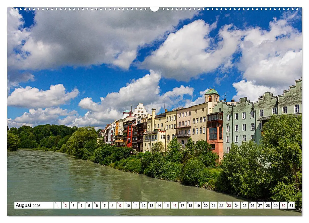 Bild: 9783457857199 | Wasserburg am Inn (Wandkalender 2026 DIN A2 quer), CALVENDO...