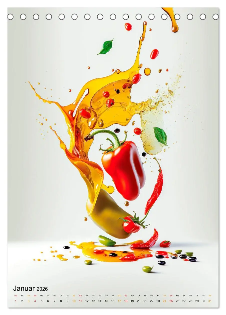 Bild: 9783516327199 | Olivenöl lecker und gesund (Tischkalender 2026 DIN A5 hoch),...