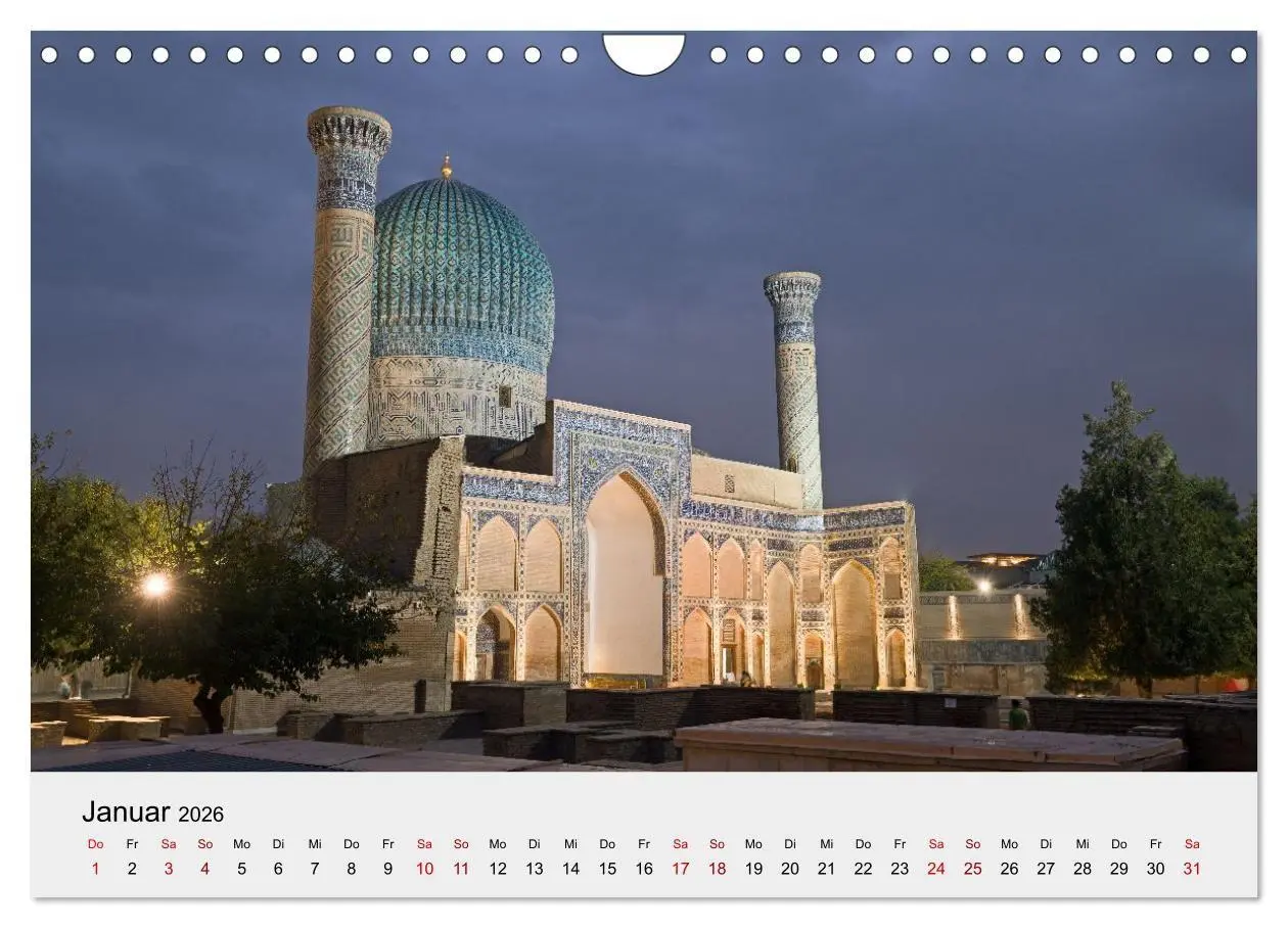 Bild: 9783516707199 | Usbekistan entlang der Seidenstraße (Wandkalender 2026 DIN A4...