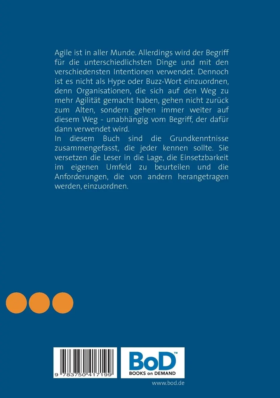 Rückseite: 9783750417199 | Agile Essentials | Was jeder über agiles Arbeiten wissen sollte | Buch