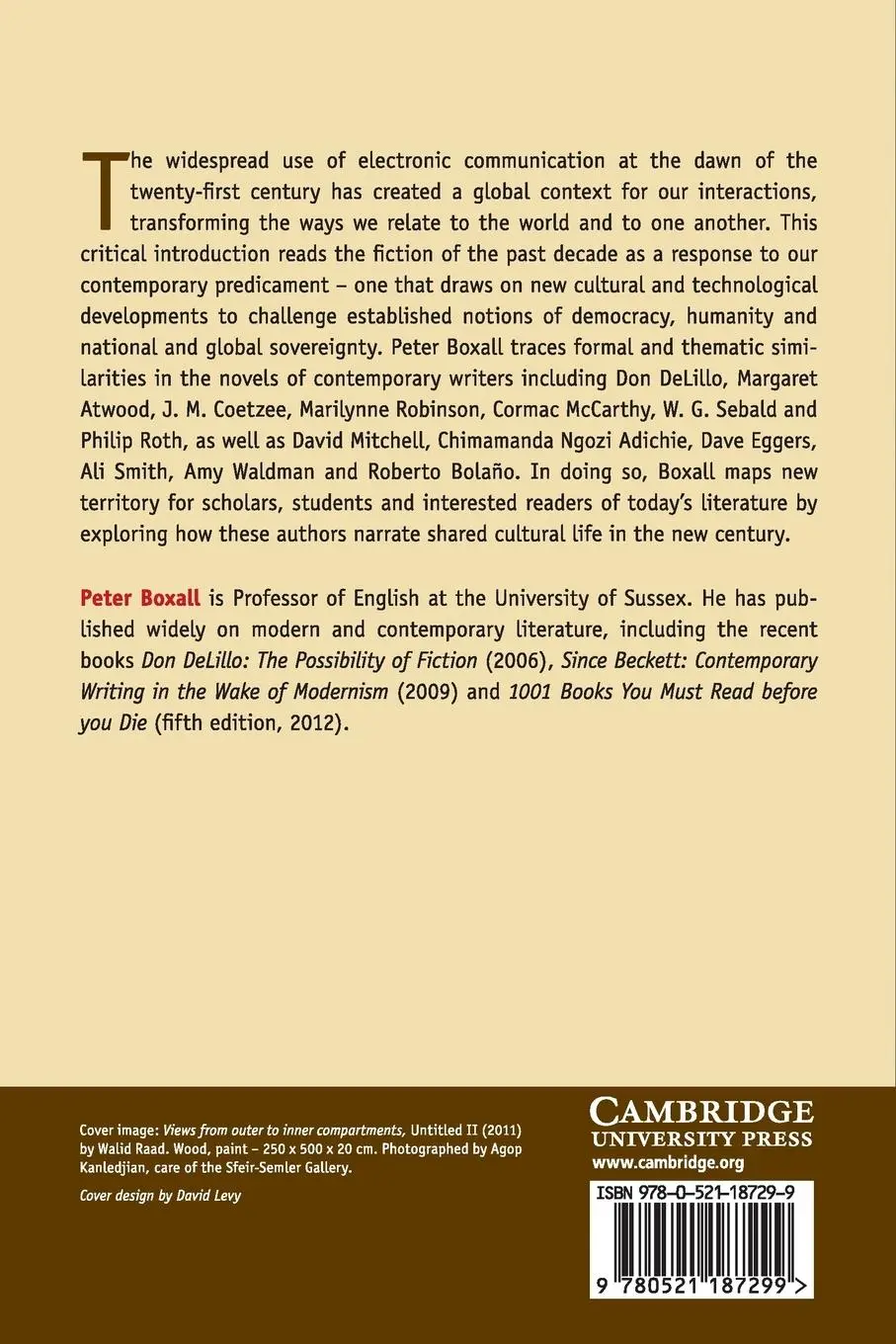 Rückseite: 9780521187299 | Twenty-First-Century Fiction | Peter Boxall | Taschenbuch | Englisch
