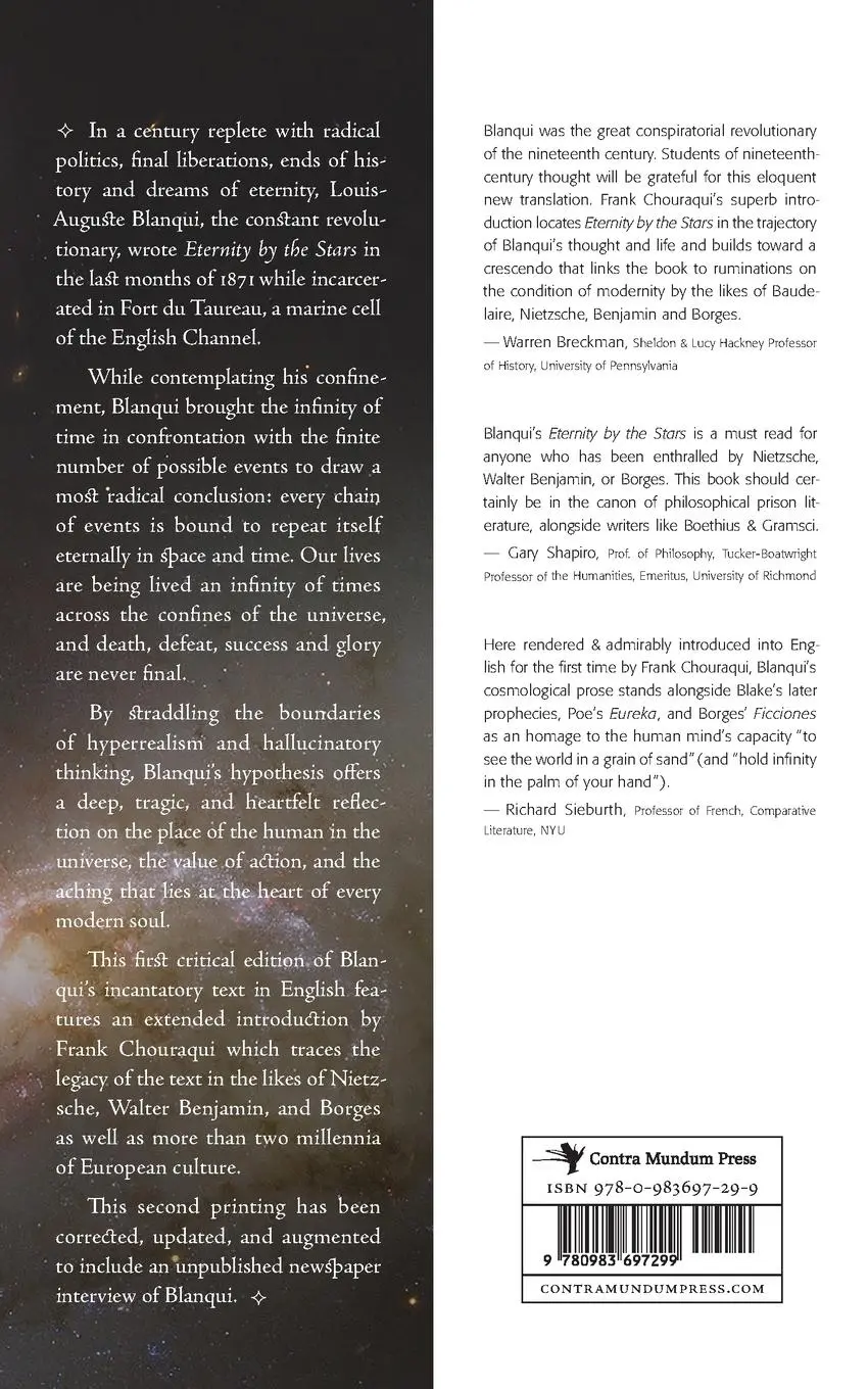 Rückseite: 9780983697299 | Eternity by the Stars | An Astronomical Hypothesis | Blanqui | Buch