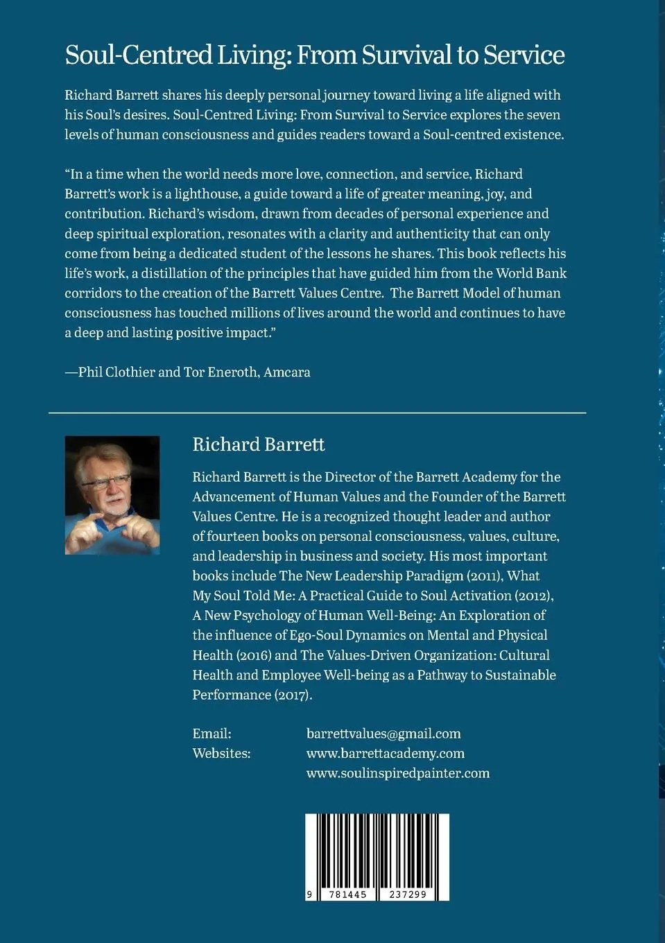 Rückseite: 9781445237299 | Soul-Centred Living | From Survival to Service | Richard Barrett