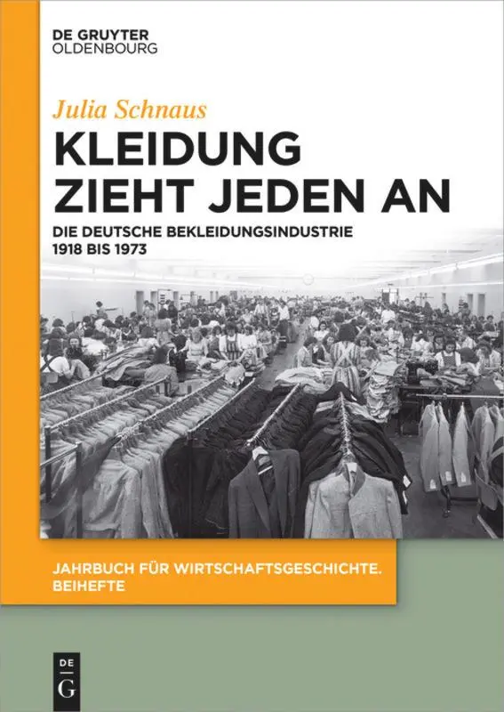 Cover: 9783110557299 | Kleidung zieht jeden an | Julia Schnaus | Taschenbuch | XII | Deutsch
