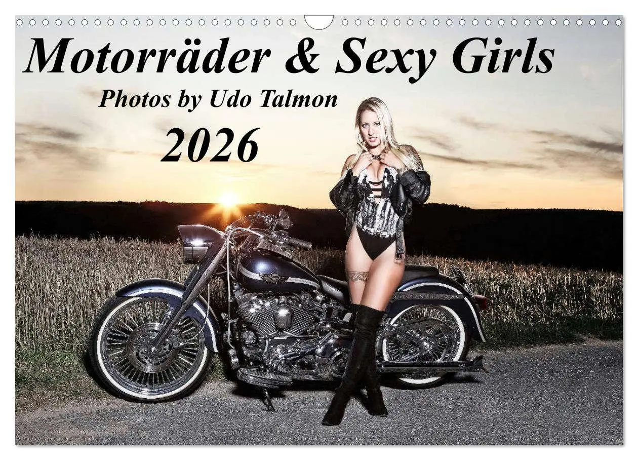 Cover: 9783457777299 | Motorräder &amp; Sexy Girls (Wandkalender 2026 DIN A3 quer), CALVENDO...
