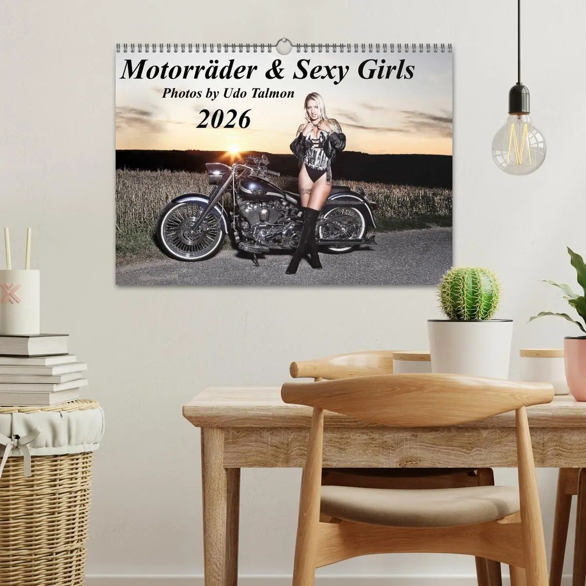 Bild: 9783457777299 | Motorräder &amp; Sexy Girls (Wandkalender 2026 DIN A3 quer), CALVENDO...
