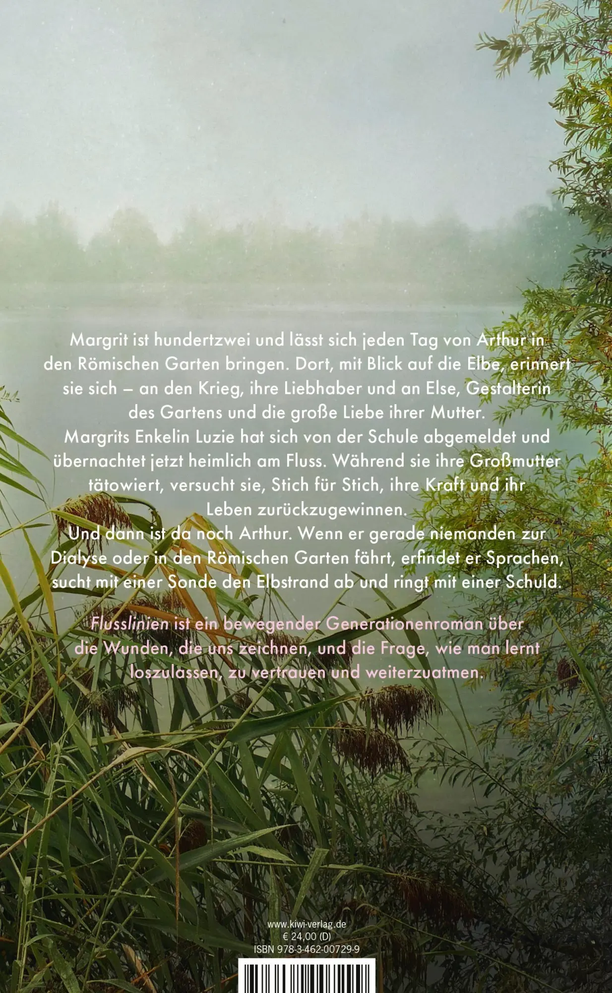 Rückseite: 9783462007299 | Flusslinien | Roman | Katharina Hagena | Buch | 400 S. | Deutsch