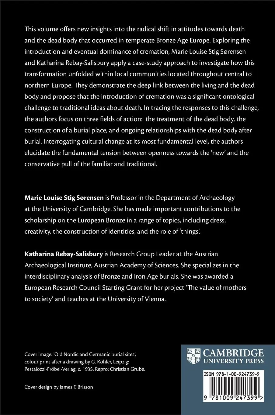 Rückseite: 9781009247399 | Death and the Body in Bronze Age Europe | Sørensen (u. a.) | Buch