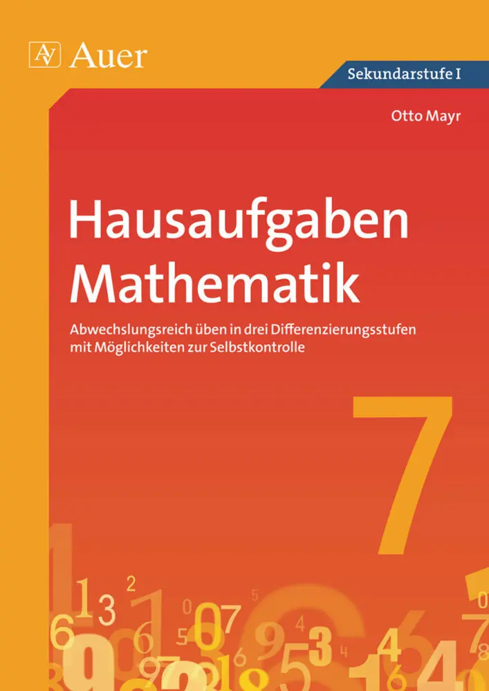 Cover: 9783403067399 | Hausaufgaben Mathematik Klasse 7 | Otto Mayr | Broschüre | 80 S.