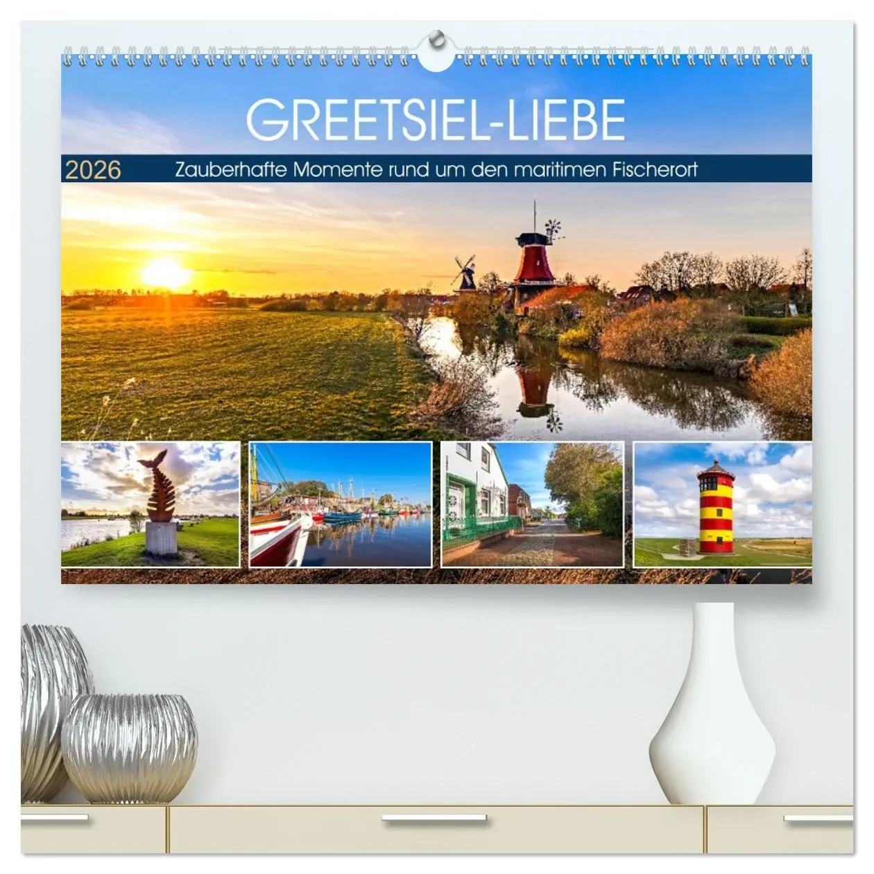 Cover: 9783457457399 | GREETSIEL-LIEBE (hochwertiger Premium Wandkalender 2026 DIN A2...